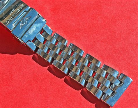 breitling pilotband 16mm|Breitling Stainless Steel Wristwatch Bands 16 mm Band Width.